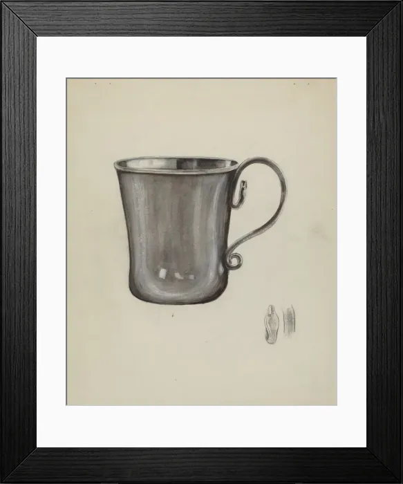 Framed Print : Silver Cup, c. 1936. Creator: Cecily Edwards Framed Print : Silver Cup, c. 1936. Creator: Cecily Edwards