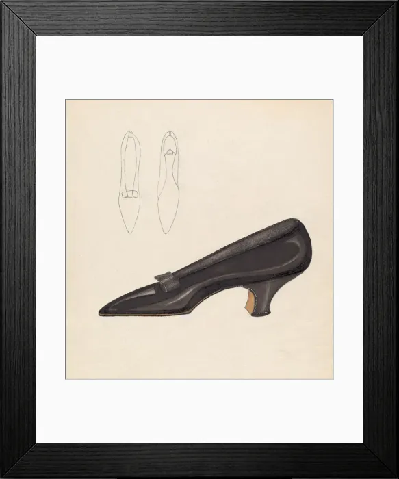 Framed Print : Shoe, c. 1936. Creator: Hedwig Emanuel Framed Print : Shoe, c. 1936. Creator: Hedwig Emanuel