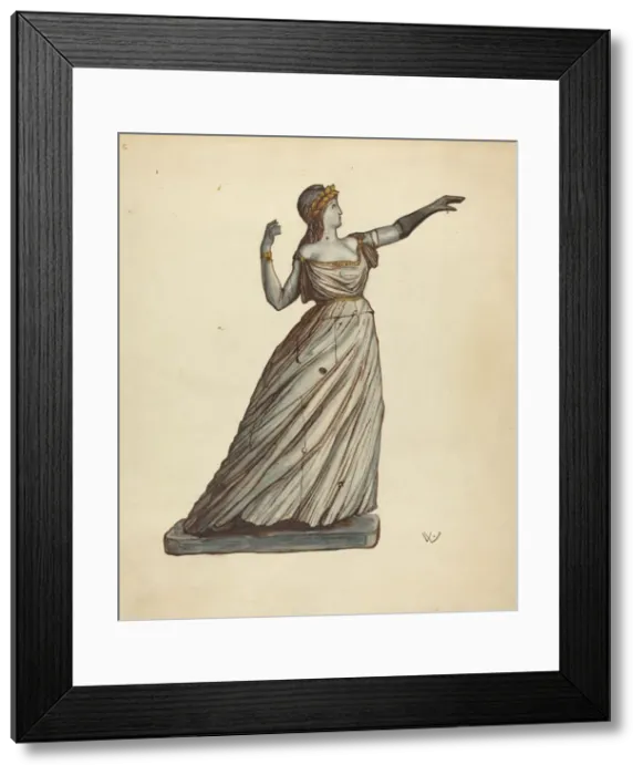 Framed Print : Figurehead, 1935 / 1942. Creator: Elizabeth Fairchild Framed Print : Figurehead, 1935 / 1942. Creator: Elizabeth Fairchild