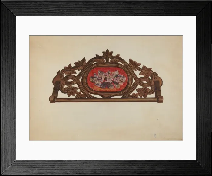 Framed Print : Towel Rack, c. 1938. Creator: Elizabeth Fairchild Framed Print : Towel Rack, c. 1938. Creator: Elizabeth Fairchild