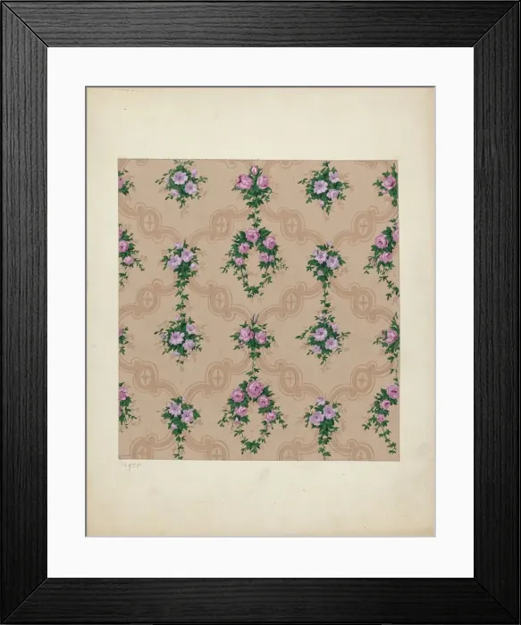 Framed Print : Wall Paper, c. 1937. Creator: Paul Farkas Framed Print : Wall Paper, c. 1937. Creator: Paul Farkas