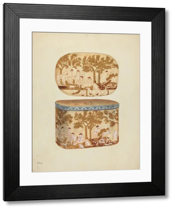 Framed Print : Bandbox, c. 1953. Creator: Paul Farkas Framed Print : Bandbox, c. 1953. Creator: Paul Farkas