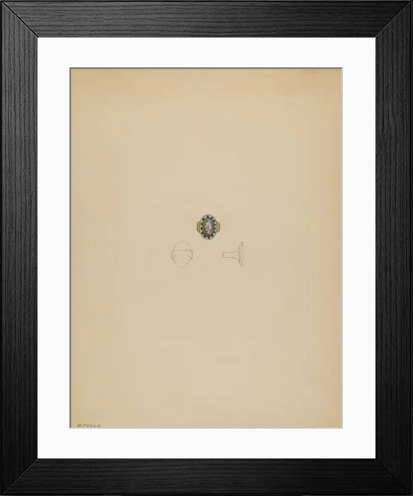 Framed Print : Memorial Ring, c. 1937. Creator: Michael Fenga Framed Print : Memorial Ring, c. 1937. Creator: Michael Fenga
