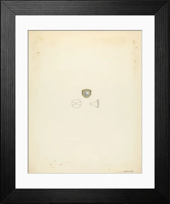 Framed Print : Ring, c. 1940. Creator: Michael Fenga Framed Print : Ring, c. 1940. Creator: Michael Fenga