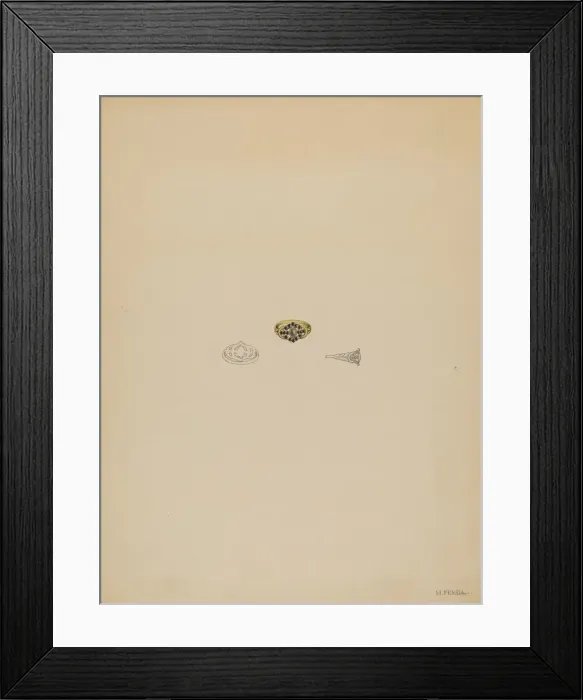 Framed Print : Memorial Ring, c. 1937. Creator: Michael Fenga Framed Print : Memorial Ring, c. 1937. Creator: Michael Fenga