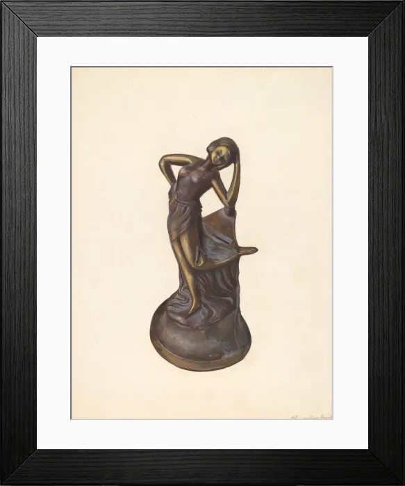 Framed Print : Toy Bank, c. 1938. Creator: Clementine Fossek Framed Print : Toy Bank, c. 1938. Creator: Clementine Fossek