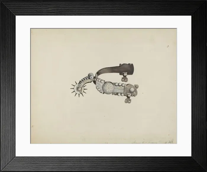 Framed Print : Spur, c. 1936. Creator: Eva Fox Framed Print : Spur, c. 1936. Creator: Eva Fox