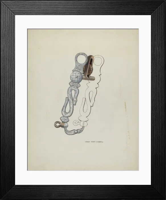 Framed Print : Spanish Bit, c. 1936. Creator: Eva Fox Framed Print : Spanish Bit, c. 1936. Creator: Eva Fox