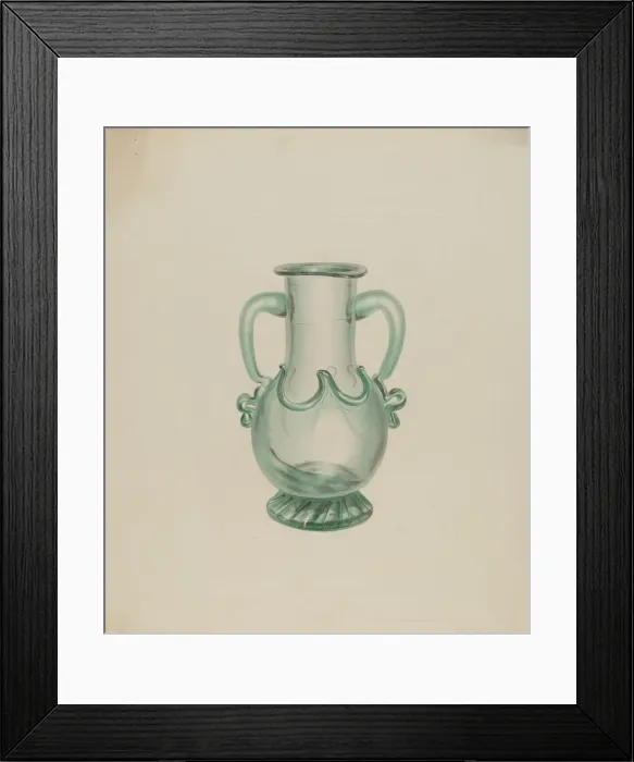 Framed Print : Vase, 1935 / 1942. Creator: Michael Fenga Framed Print : Vase, 1935 / 1942. Creator: Michael Fenga