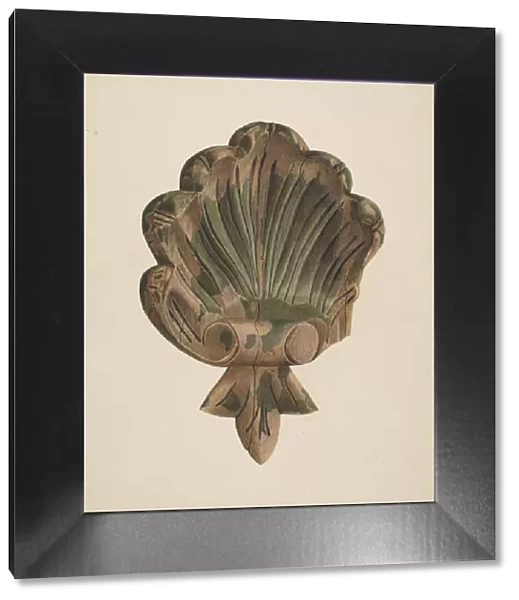 Wood Carving - Shell, c. 1939. Creator: Joseph Ficcadenti