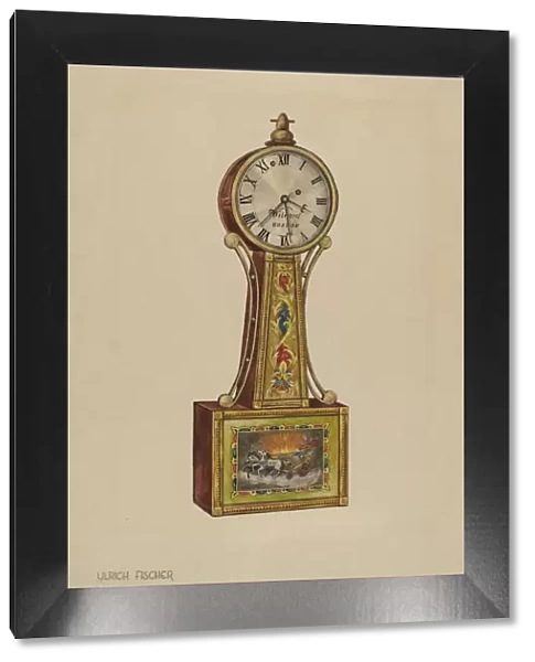 Banjo Clock, c. 1937. Creator: Ulrich Fischer