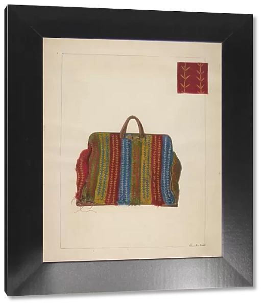 Carpet Bag, 1935  /  1942. Creator: Clementine Fossek