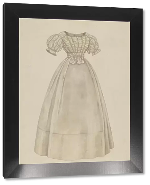 Wedding Dress, c. 1938. Creator: Catherine Fowler