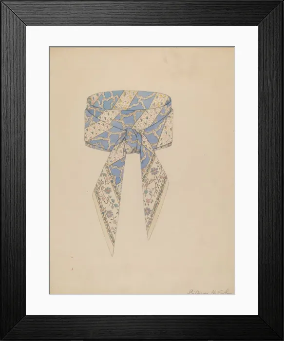 Framed Print : Cravat, c. 1937. Creator: Catherine Fowler Framed Print : Cravat, c. 1937. Creator: Catherine Fowler