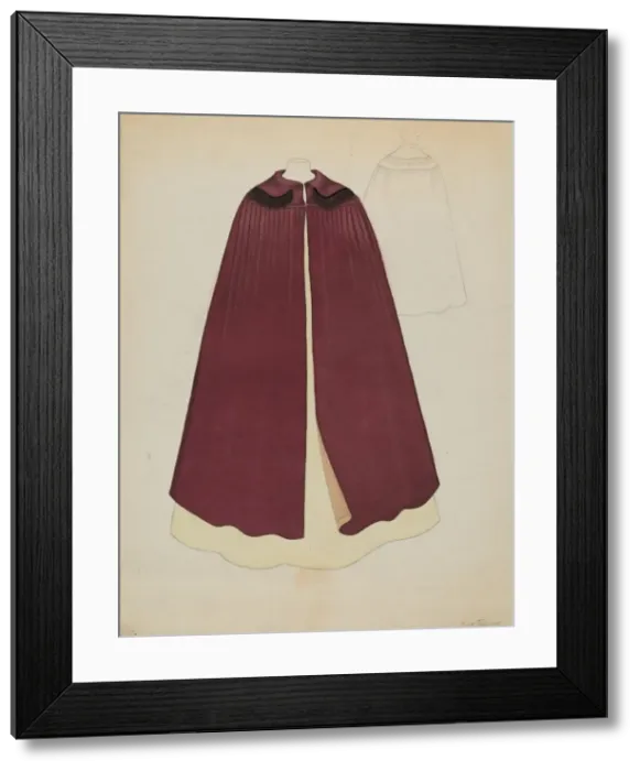 Framed Print : Cape, c. 1936. Creator: Catherine Fowler Framed Print : Cape, c. 1936. Creator: Catherine Fowler