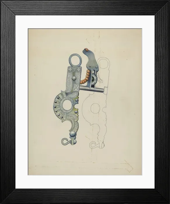 Framed Print : Bit, c. 1936. Creator: Eva Fox Framed Print : Bit, c. 1936. Creator: Eva Fox