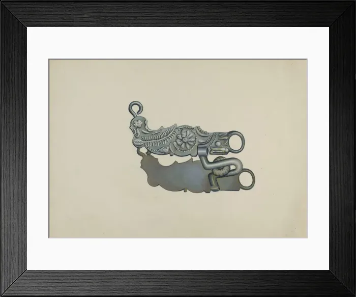 Framed Print : Loose Jawed Bit, c. 1936. Creator: Eva Fox Framed Print : Loose Jawed Bit, c. 1936. Creator: Eva Fox