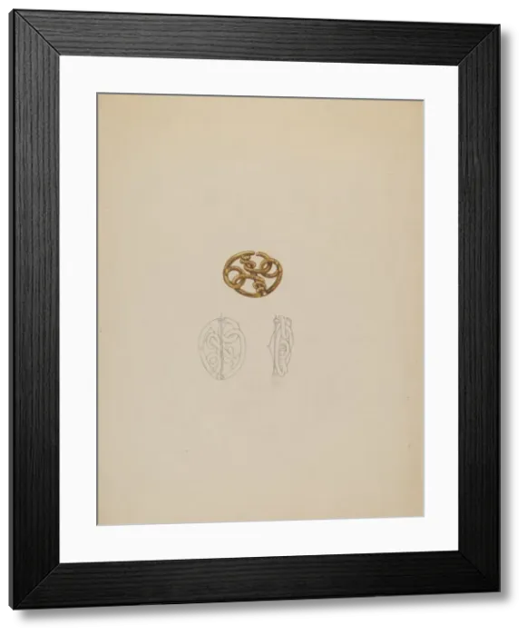 Framed Print : Pin, 1935 / 1942. Creator: John Garay Framed Print : Pin, 1935 / 1942. Creator: John Garay