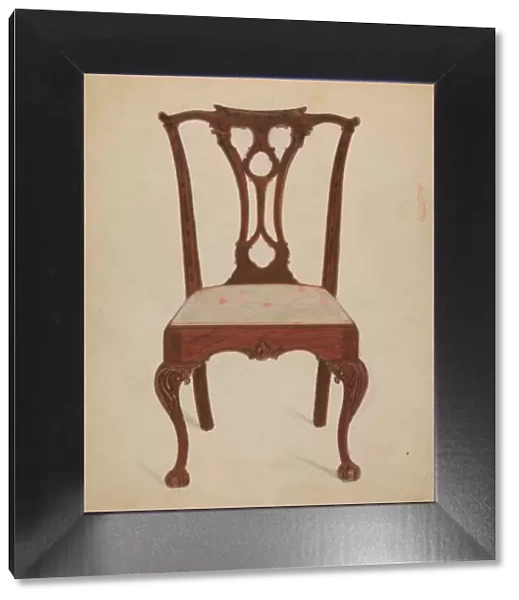 Chair, 1935  /  1942. Creator: John Garay
