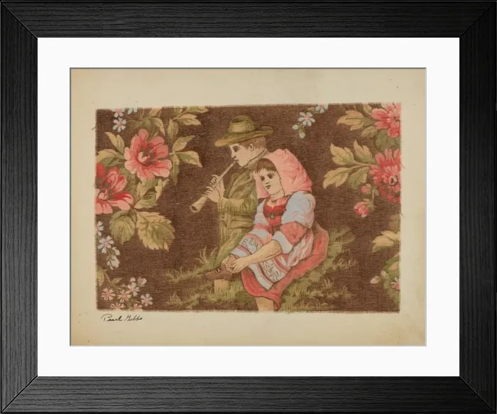 Framed Print : Cotton Cloth, c. 1939. Creator: Pearl Gibbo Framed Print : Cotton Cloth, c. 1939. Creator: Pearl Gibbo