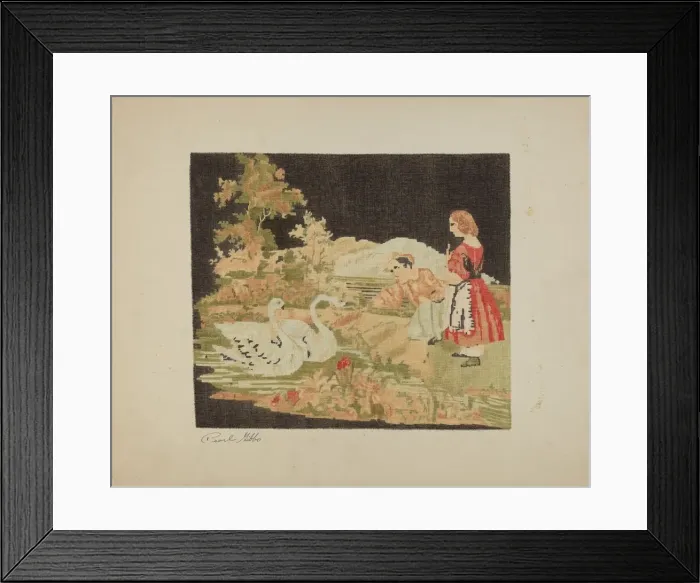 Framed Print : Cotton Cloth, c. 1939. Creator: Pearl Gibbo Framed Print : Cotton Cloth, c. 1939. Creator: Pearl Gibbo