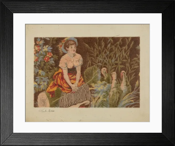Framed Print : Tapestry, c. 1939. Creator: Pearl Gibbo Framed Print : Tapestry, c. 1939. Creator: Pearl Gibbo