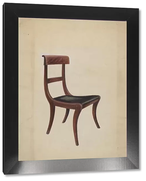 Side Chair, 1935  /  1942. Creator: Mattie P. Goodman