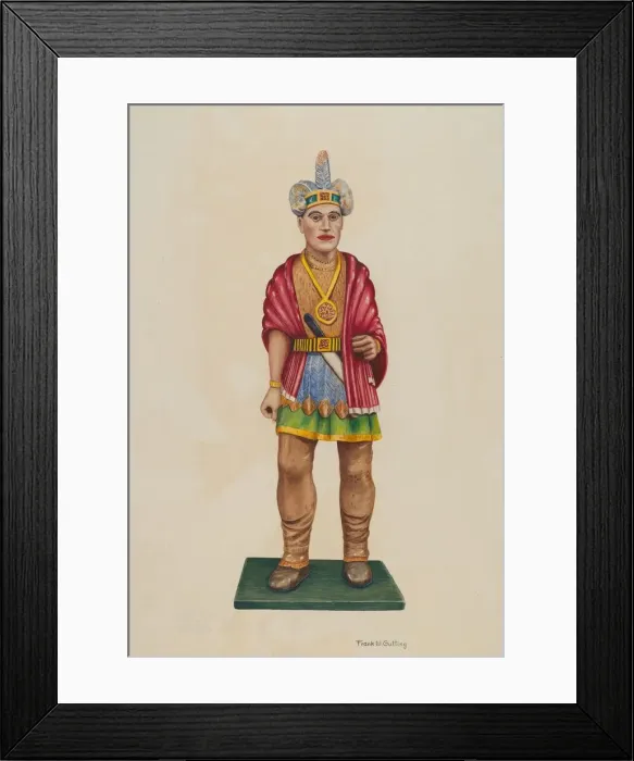 Framed Print : Indian, c. 1938. Creator: Frank Gutting