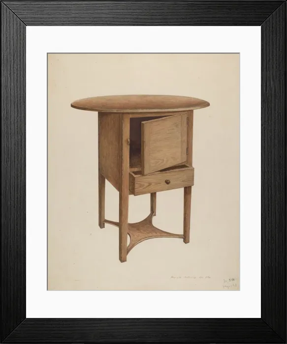 Framed Print : Cellaret, c. 1942. Creator: Donald Harding Framed Print : Cellaret, c. 1942. Creator: Donald Harding