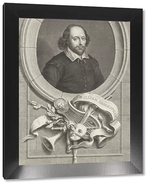 William Shakespeare, 1747. Creator: Jacobus Houbraken