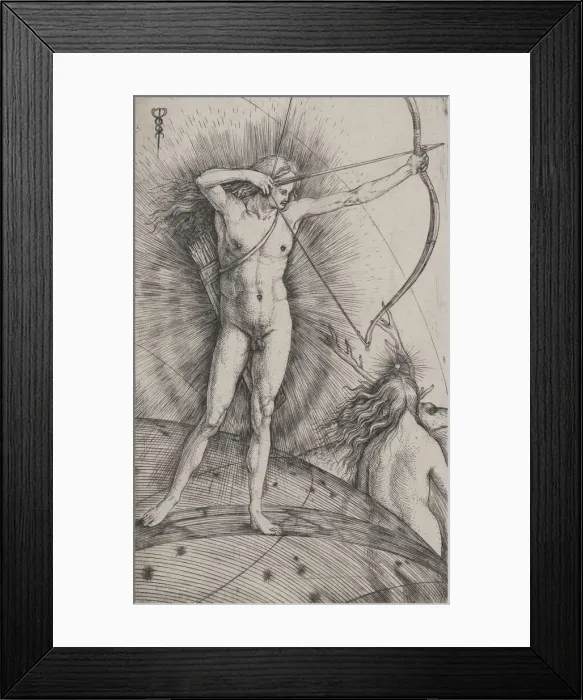 Framed Print : Apollo and Diana, ca. 1503-5. Creator: Jacopo de Barbari Framed Print : Apollo and Diana, ca. 1503-5. Creator: Jacopo de Barbari