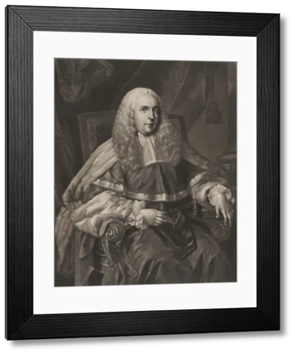 Framed Print : The Right Honorable Sir Charles Pratt, Knight, now Lord Camden, 1786. Creator: John Faber the Younger Framed Print : The Right Honorable Sir Charles Pratt, Knight, now Lord Camden, 1786. Creator: John Faber the Younger