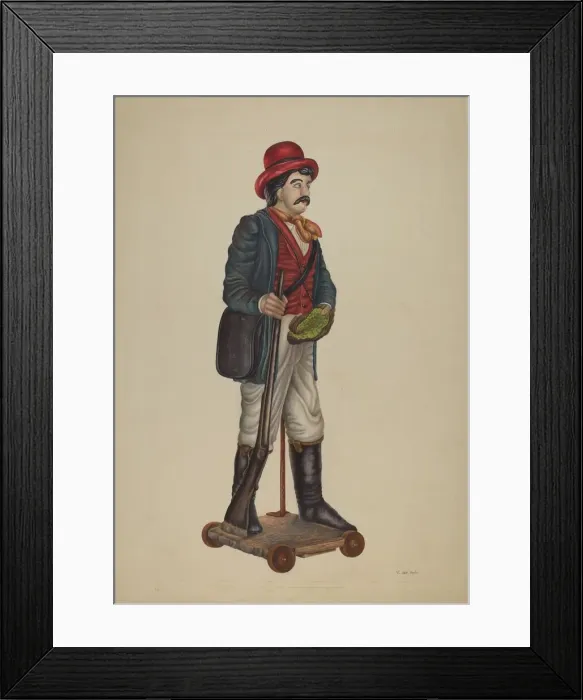 Framed Print : Figure, 1935  /  1942. Creator: Vera Van Voris