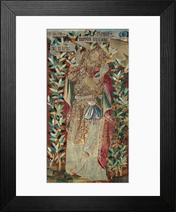 Framed Print : Moses (fragment) from The Transfiguration of Christ, Flanders, 1460 / 70. Creator: Unknown Framed Print : Moses (fragment) from The Transfiguration of Christ, Flanders, 1460 / 70. Creator: Unknown