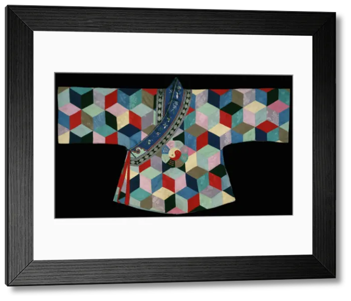 Framed Print : Boys Baijia Pao ('One Hundred Household'Robe), China, Qing dynasty (1644-1911), 1850 / 1900. Creator: Unknown Framed Print : Boys Baijia Pao ('One Hundred Household'Robe), China, Qing dynasty (1644-1911), 1850 / 1900. Creator: Unknown
