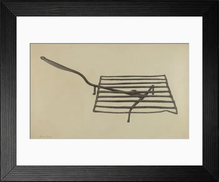 Framed Print : Gridiron, c. 1939. Creator: Mildred Ford Framed Print : Gridiron, c. 1939. Creator: Mildred Ford