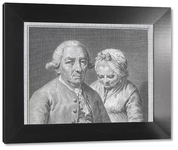 Portrait of Pedro de Salvador Carmona and his wife Maria Garcia, 1780. Creator: Manuel Salvador Carmona