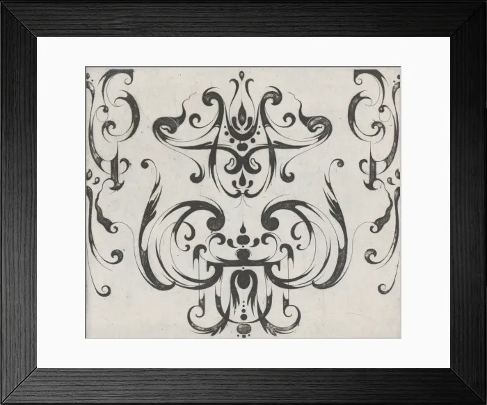 Framed Print : Plate from the Print Series Grateske voer golt smeden Schrijnwerkers Ende andere... ca. 1610-1630. Creator: Meinert Gelijs Framed Print : Plate from the Print Series Grateske voer golt smeden Schrijnwerkers Ende andere... ca. 1610-1630. Creator: Meinert Gelijs