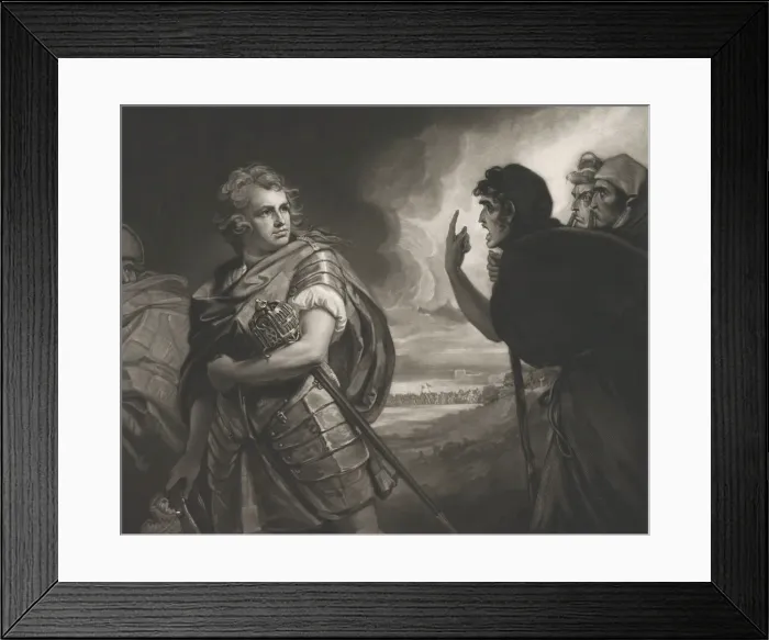 Framed Print : Mr. Henderson in the Character of Macbeth, 1787. Creator: John Jones Framed Print : Mr. Henderson in the Character of Macbeth, 1787. Creator: John Jones