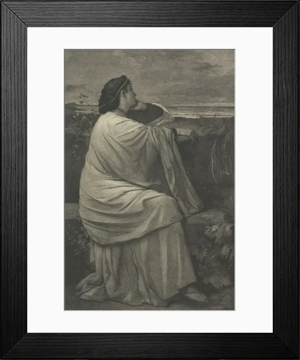 Framed Print : Iphigenia, 1872. Creator: Joseph Friedrich Leopold Framed Print : Iphigenia, 1872. Creator: Joseph Friedrich Leopold