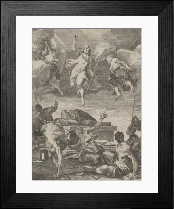 Framed Print : The Resurrection of Christ, ca. 1700-40. Creator: Lodovico Mattioli Framed Print : The Resurrection of Christ, ca. 1700-40. Creator: Lodovico Mattioli
