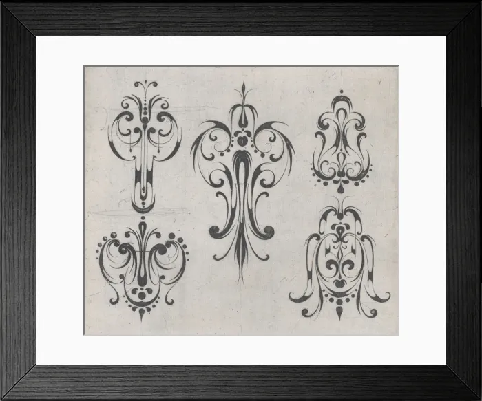 Framed Print : Plate from the Print Series Grateske voer golt smeden Schrijnwerkers Ende andere... ca. 1610-1630. Creator: Meinert Gelijs Framed Print : Plate from the Print Series Grateske voer golt smeden Schrijnwerkers Ende andere... ca. 1610-1630. Creator: Meinert Gelijs