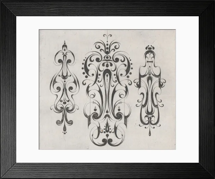 Framed Print : Plate from the Print Series Grateske voer golt smeden Schrijnwerkers Ende andere... ca. 1610-1630. Creator: Meinert Gelijs Framed Print : Plate from the Print Series Grateske voer golt smeden Schrijnwerkers Ende andere... ca. 1610-1630. Creator: Meinert Gelijs