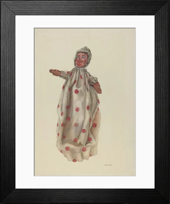 Framed Print : Child of Punch and Judy, 1935 / 1942. Creator: Dorothy Harris Framed Print : Child of Punch and Judy, 1935 / 1942. Creator: Dorothy Harris