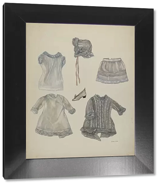 Doll Wardrobe, c. 1937. Creator: Dorothy Harris