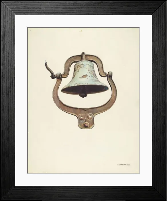 Framed Print : Bell, 1935 / 1942. Creator: L. B. Hartman Framed Print : Bell, 1935 / 1942. Creator: L. B. Hartman