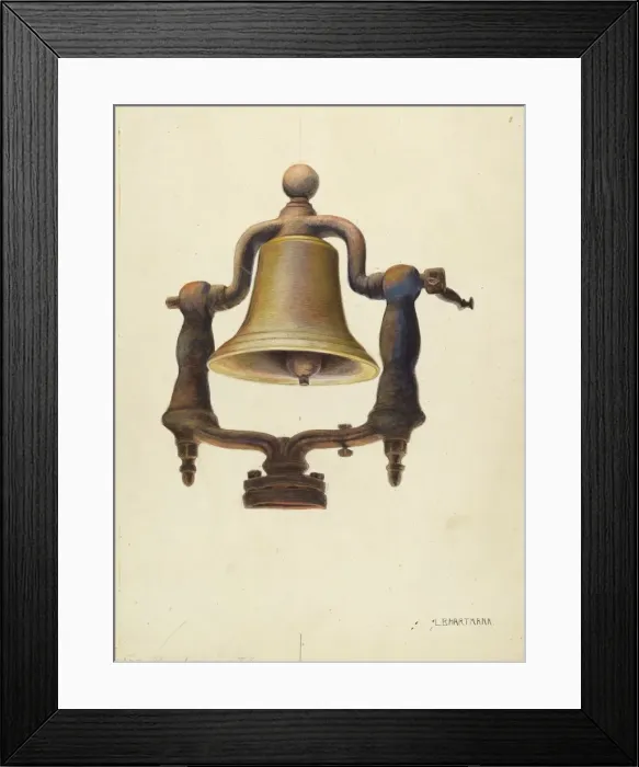 Framed Print : Bell, 1935 / 1942. Creator: L. B. Hartman Framed Print : Bell, 1935 / 1942. Creator: L. B. Hartman