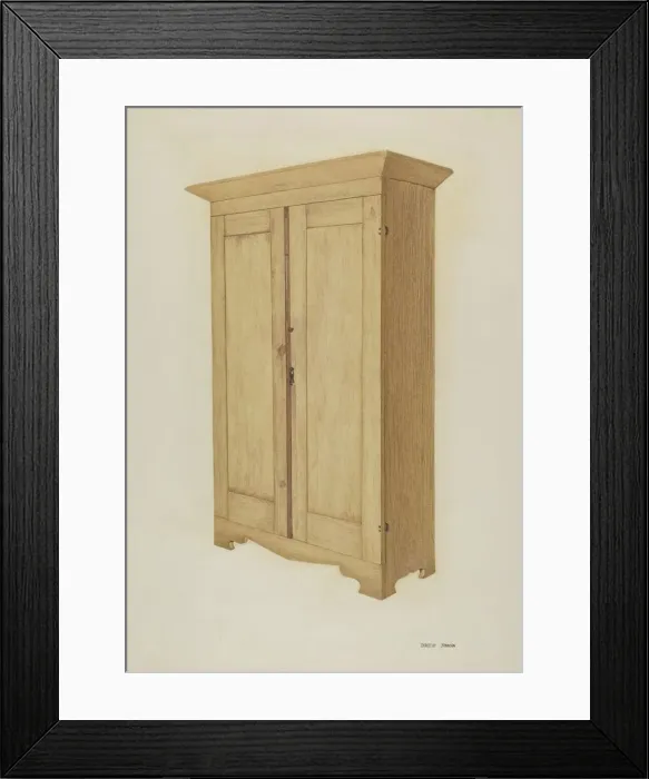 Framed Print : Wardrobe, c. 1940. Creator: Dorothy Johnson Framed Print : Wardrobe, c. 1940. Creator: Dorothy Johnson