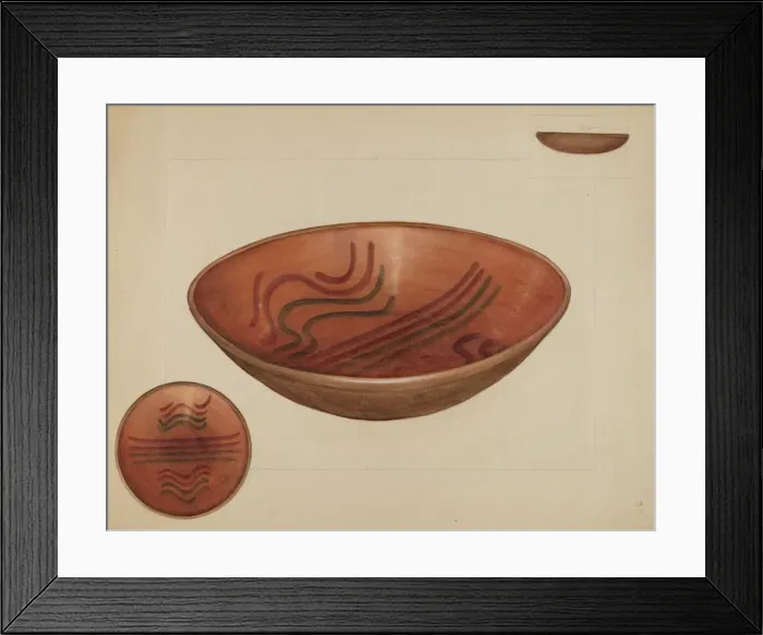Framed Print : Pie Plate, 1936. Creator: Agnes Karlin Framed Print : Pie Plate, 1936. Creator: Agnes Karlin