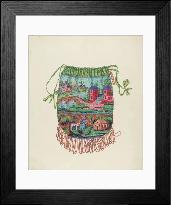 Framed Print : Bag, c. 1937. Creator: Gene Luedke Framed Print : Bag, c. 1937. Creator: Gene Luedke